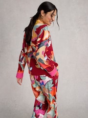 White Stuff Red Nina Pyjamas Shirt - Image 2 of 6