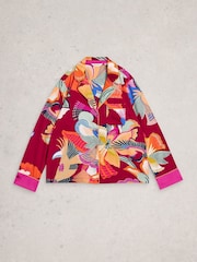 White Stuff Red Nina Pyjamas Shirt - Image 5 of 6