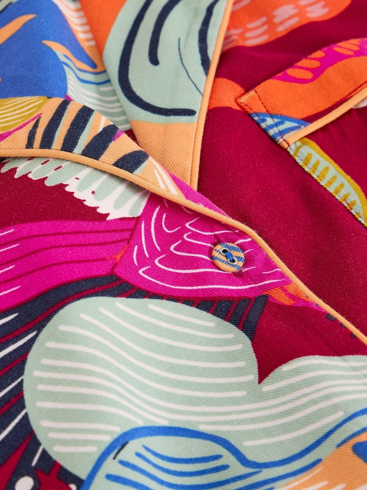 White Stuff Red Nina Pyjama Shirt - Image 7 of 7 White Stuff Red Nina Pyjama Shirt - Image 7 of 7