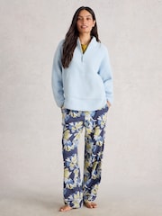 White Stuff Blue Wren Half Zip Jumper - Image 1 of 6