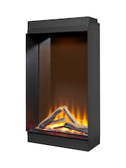 Acantha Black Aspire 50 Portrait Fully Inset Media Wall Electri Fire - Image 6 of 6