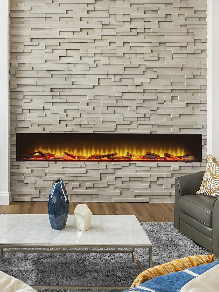 Acantha Black Aspire 200 Fully Inset Media Wall Electric Fire - Image 1 of 4 Acantha Black Aspire 200 Fully Inset Media Wall Electric Fire - Image 1 of 4