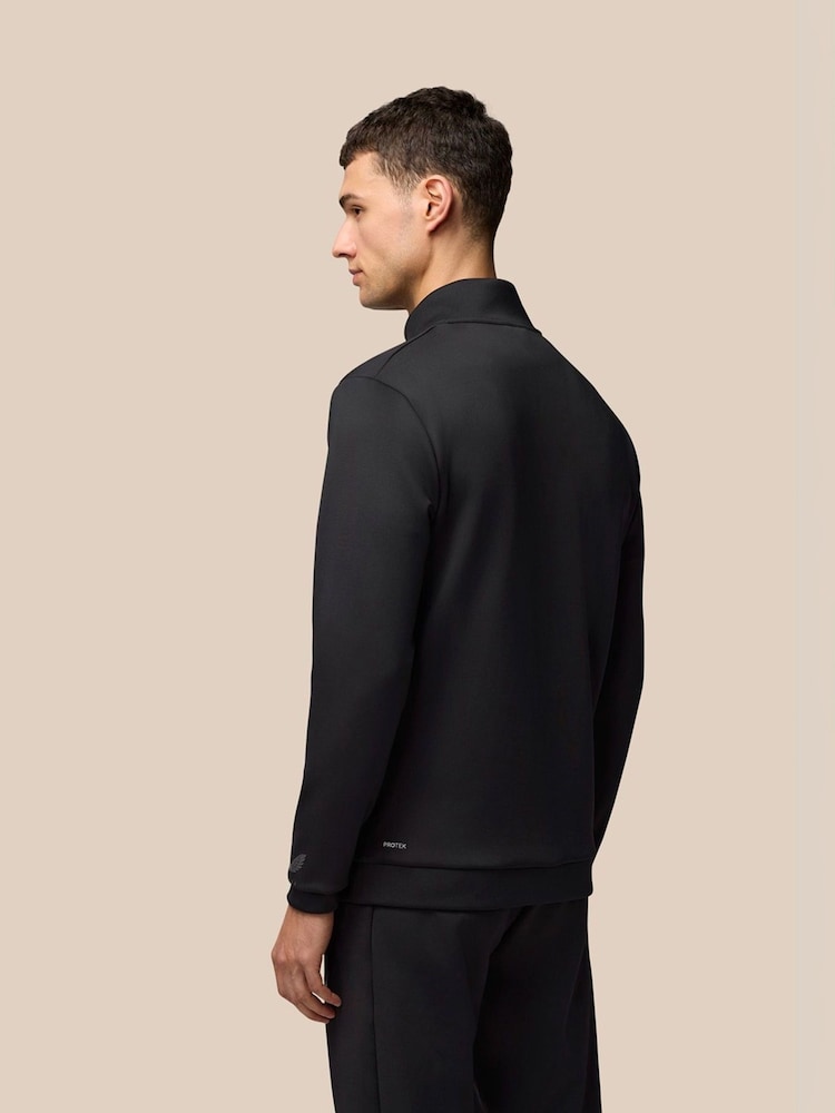Castore Black Flex Quarter Zip Sweatshirt - Image 2 of 3
