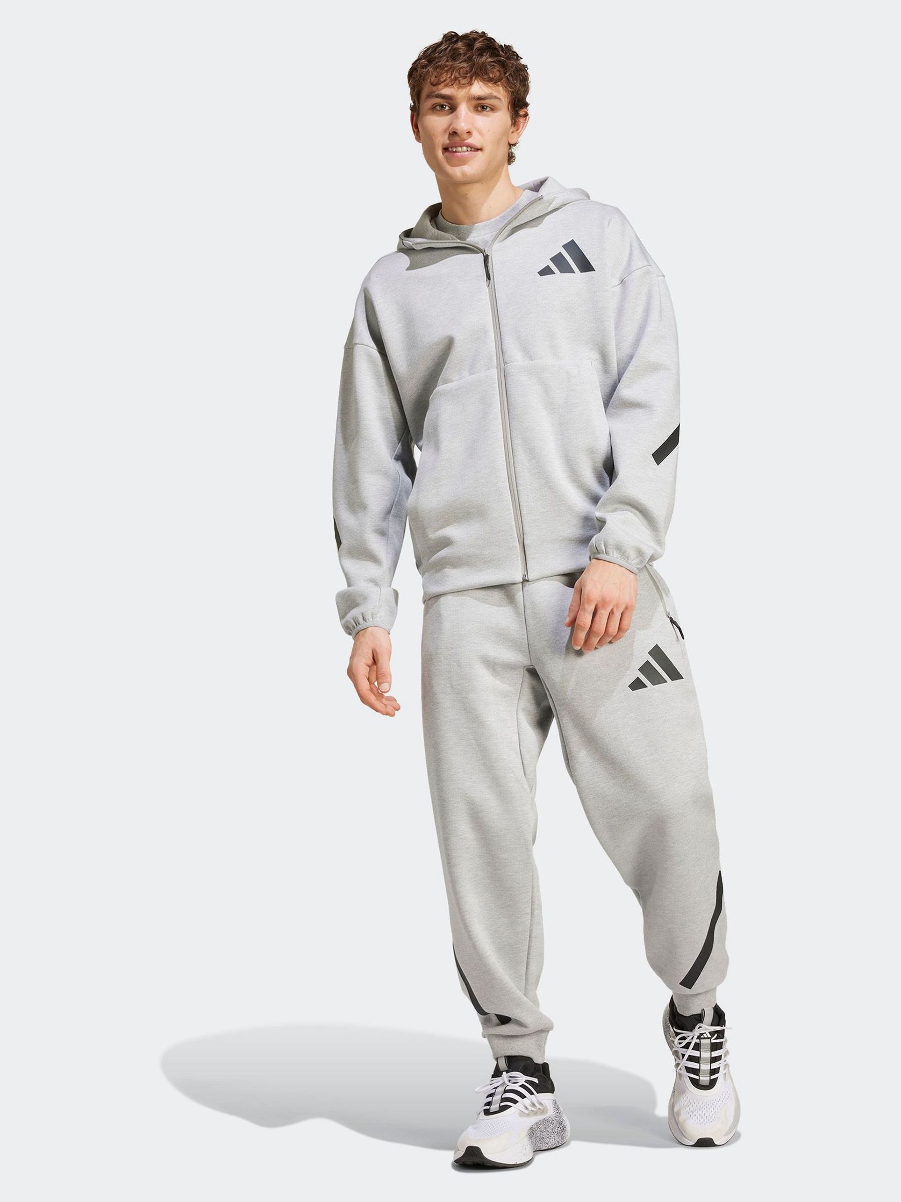 Buy adidas Grey Z.N.E. Full-Zip Hooded Track Jacket from Next USA