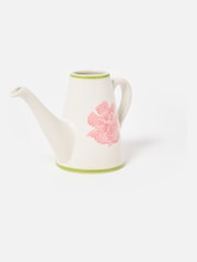 Oliver Bonas Pink Blossom Ceramic Watering Can - Image 2 of 4