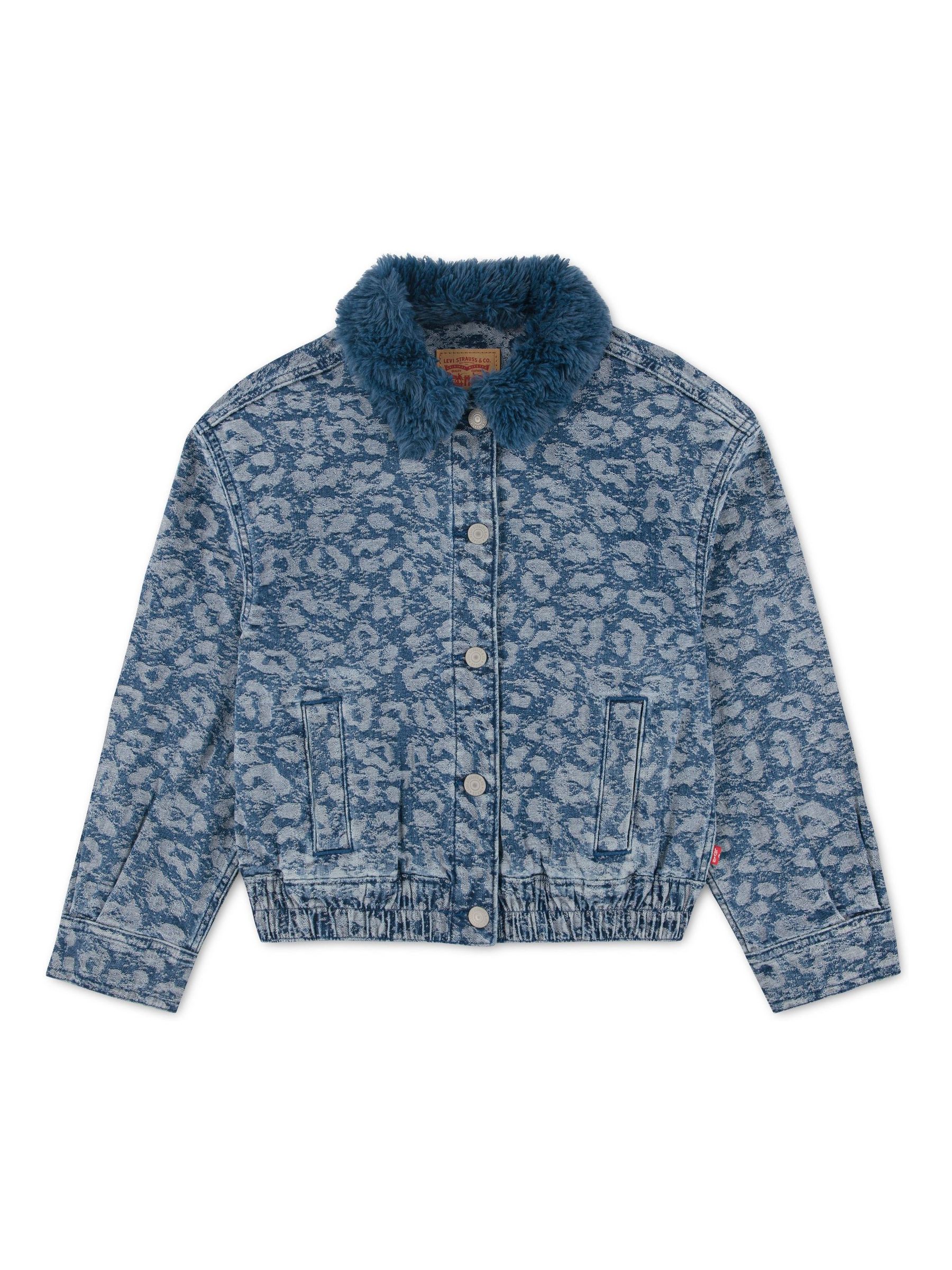 Next：日本 Levi's® ヒョウ柄プリントジャカードデニムジャケット from