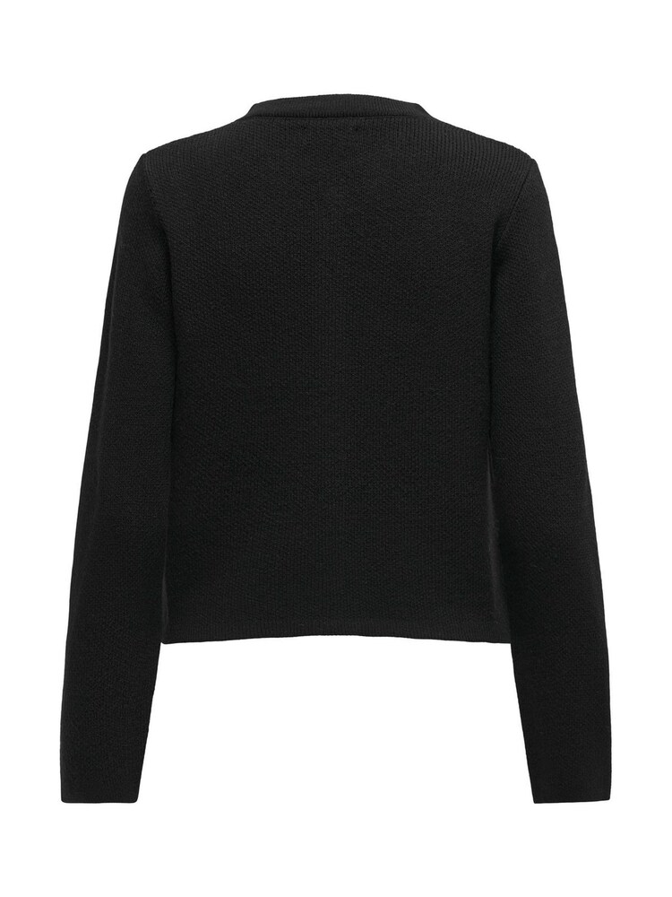 JDY Black Buttoned Long Sleeve Cardigan - Image 6 of 6 JDY Black Buttoned Long Sleeve Cardigan - Image 6 of 6