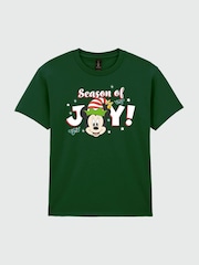 Brands In Green Disney Minnie Mouse Holly Jolly Christmas T-Shirt - Image 3 of 5