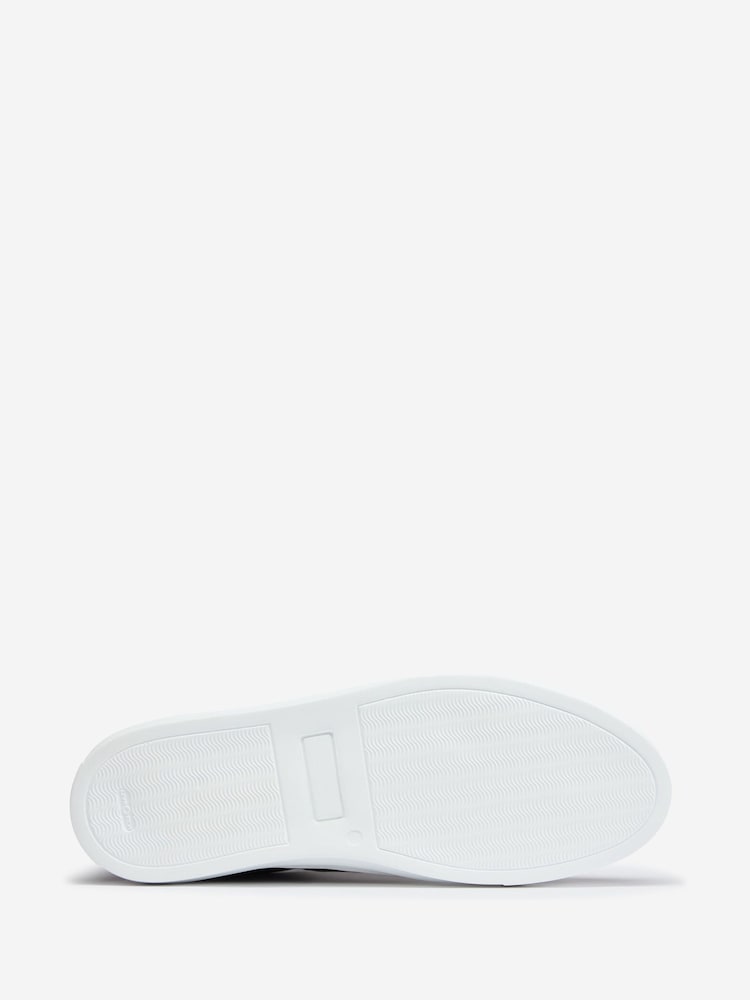 Oliver Sweeney Milled Leather Cupsole Red Trainers - Image 5 of 5
