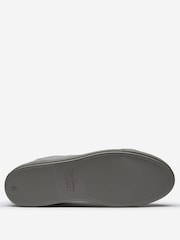 Oliver Sweeney Perforated Calf Leather Cupsole Brown Trainers - Image 5 of 5