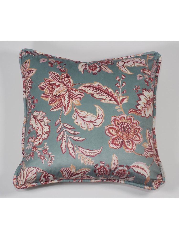 Esselle Natural Kashmir Jacobean Cushion - Image 1 of 5 Esselle Natural Kashmir Jacobean Cushion - Image 1 of 5