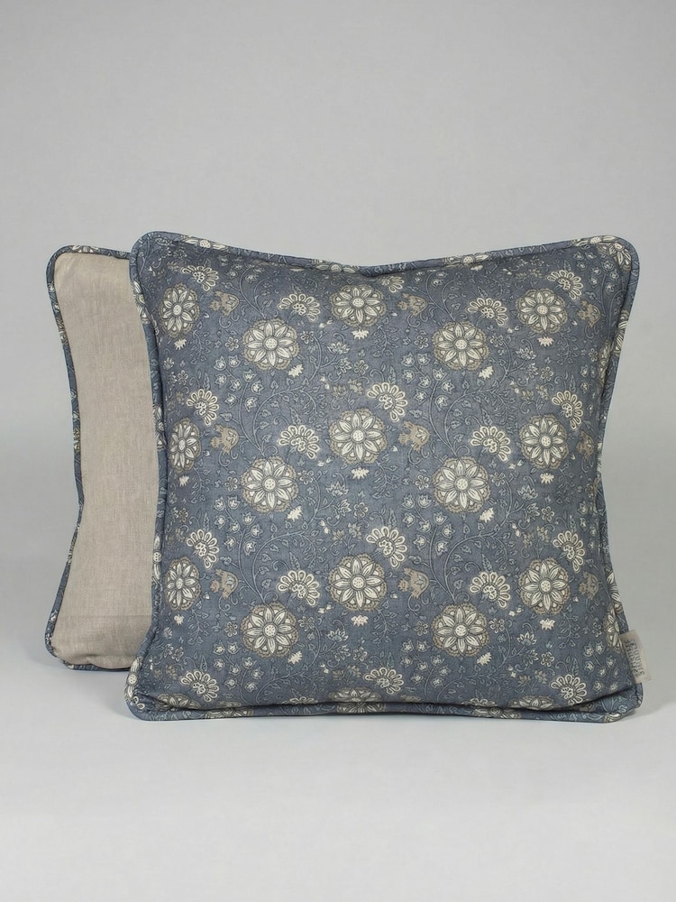 Esselle Home Navy Lucien Trail Cushion - Image 4 of 4