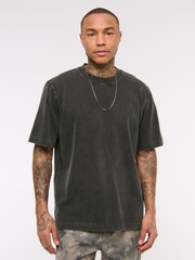 Abercrombie & Fitch Premium Heavyweight Crew Neck T-Shirt - Slika 2 iz 6