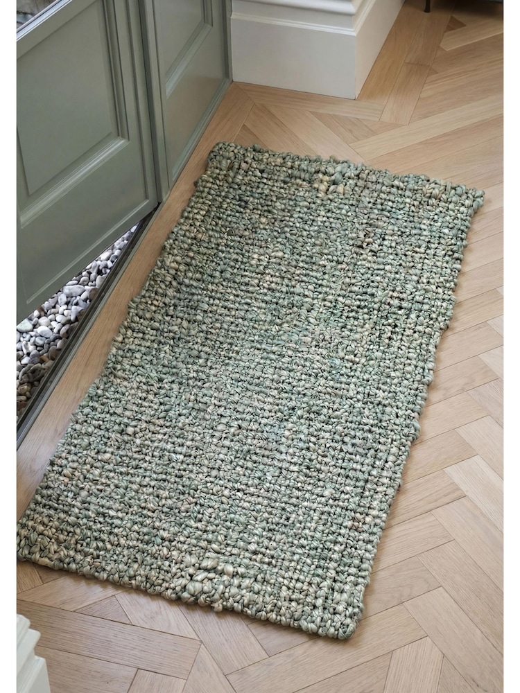 Esselle Grey Whitefield Handwoven Boucle Doormat - Image 2 of 4