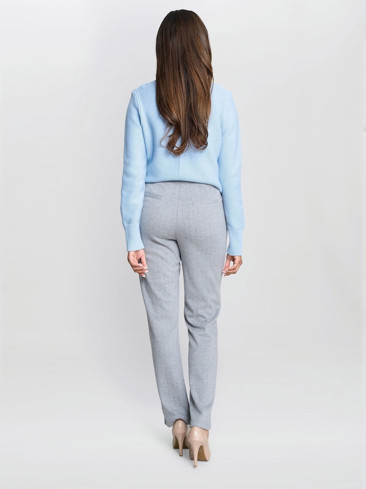 Gina Bacconi Grey Anna-Maria Tailored Trousers - Bild 2 von 4
