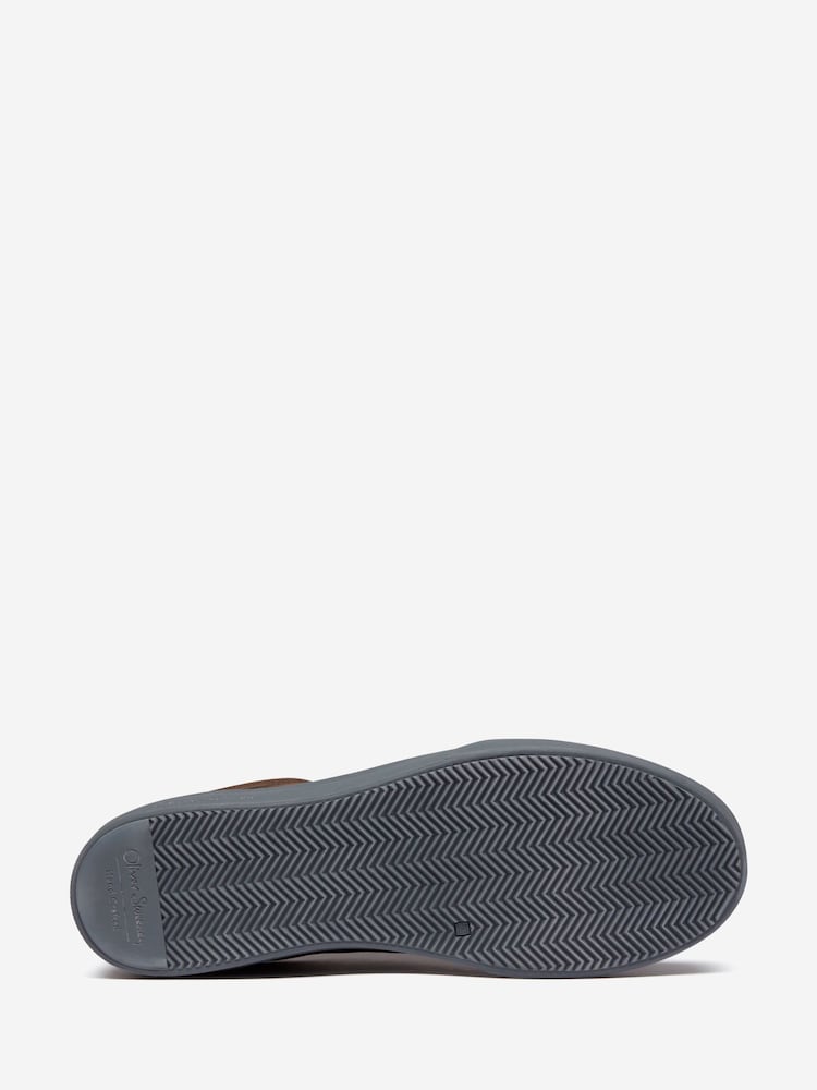 Oliver Sweeney Kudu Leather Cupsole Brown Trainers - Image 5 of 5 Oliver Sweeney Kudu Leather Cupsole Brown Trainers - Image 5 of 5