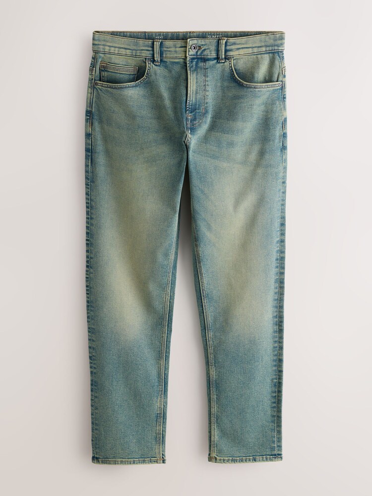 Sand Slim Fit Authentic Stretch Denim Jeans - Image 1 of 3