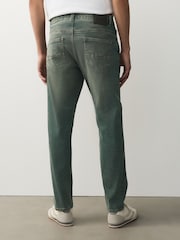 Peščena - ozek kroj - Pristno Raztegljivo denim kavbojke - Slika 4 iz 9