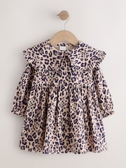 Leopard Print Collared Dress (3mths-7yrs) - Image 5 of 9