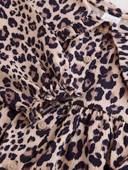 Leopard Print Collared Dress (3mths-7yrs) - Image 8 of 9