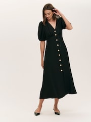 Finery Black Sarah Dress - Image 2 of 4