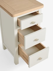 White Hampton Painted Oak Side Table - Image 5 of 6
