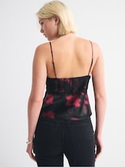 Abercrombie & Fitch Black Lace V-Neck Cami Vest - Image 3 of 7