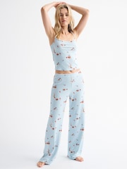 Abercrombie & Fitch Grey Pointelle Strappy Cami Pyjama Top - Image 2 of 6