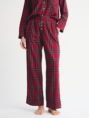 Abercrombie & Fitch Red Flannel Checkered Pyjama Trousers - Image 2 of 7