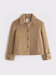 Abercrombie & Fitch Wool Short Button Through Jacket - Imagen 7 de 10