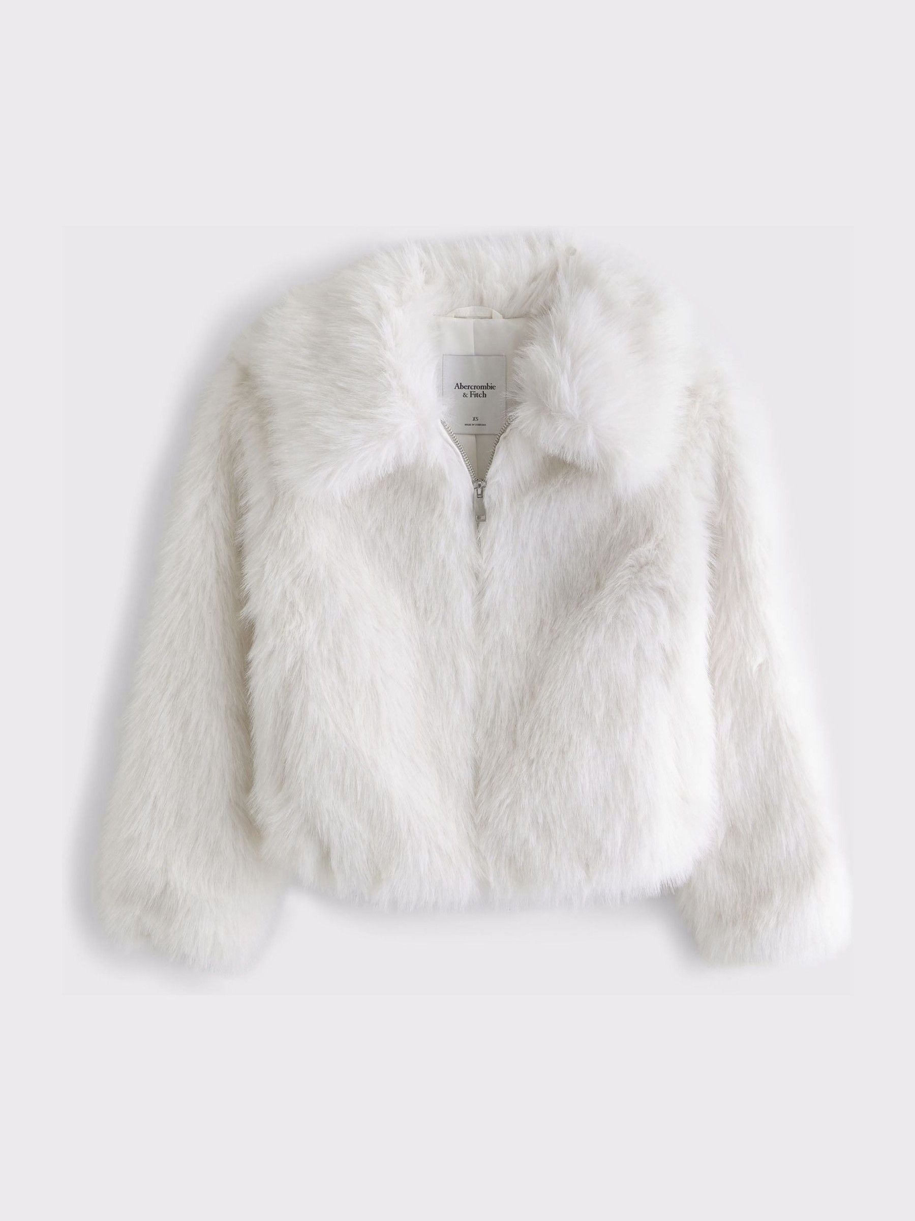 Next：日本 Abercrombie & Fitch フェイクファー クロップド ジップ