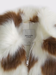 Abercrombie & Fitch Faux Fur Short Zip Jacket - Image 2 of 2