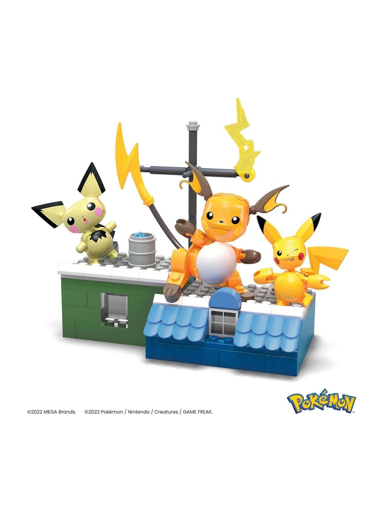Mattel Games Mega Construx Pokemon Style Pikachu Evo Set - Image 6 of 6 Mattel Games Mega Construx Pokemon Style Pikachu Evo Set - Image 6 of 6
