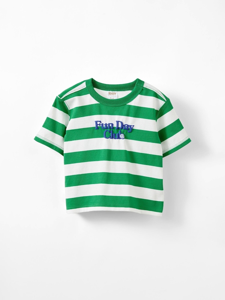Cotton On Green Bobbi Short Sleeve Graphic T-Shirt - Image 1 of 3