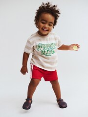 Cotton On Cream Bobbi Short Sleeve Graphic T-Shirt - Image 1 of 3