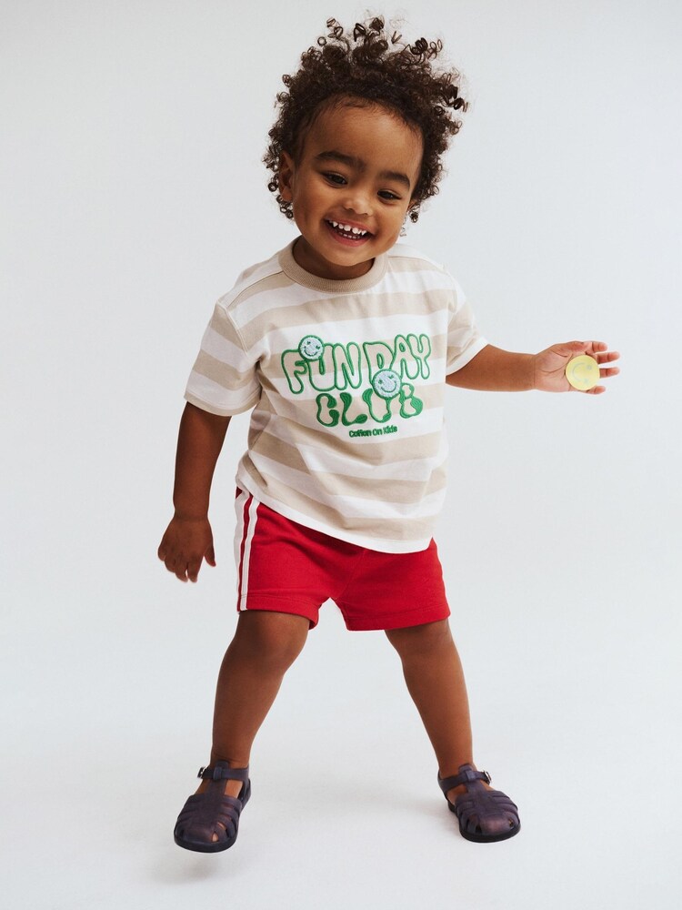 Cotton On Cream Bobbi Short Sleeve Graphic T-Shirt - Image 1 of 3