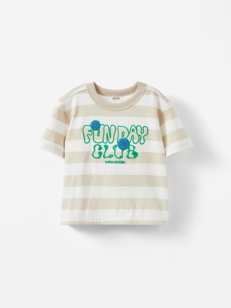 Cotton On Cream Bobbi Short Sleeve Graphic T-Shirt - Image 2 of 3