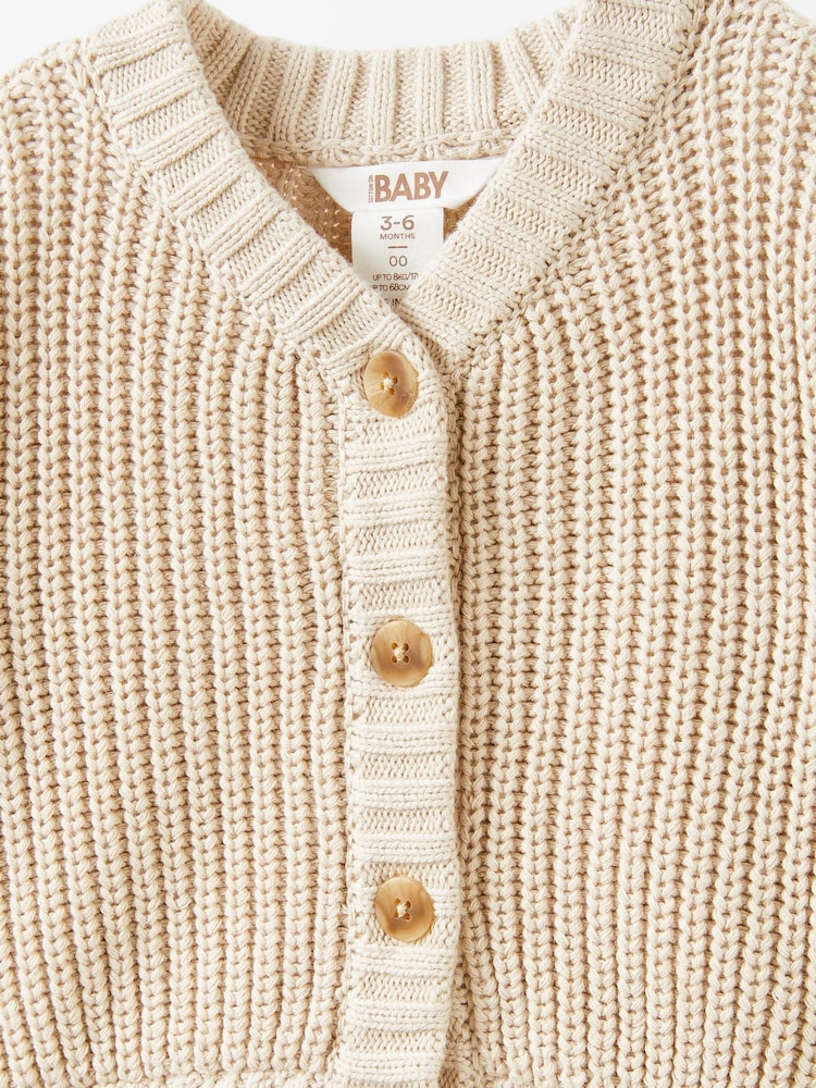Cotton On Cream Harper Knit Cardigan - Image 3 of 3