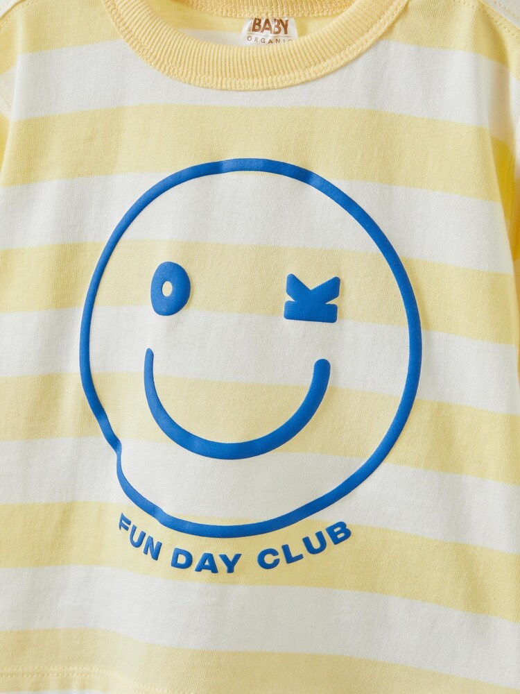 Cotton On Yellow Bobbi Short Sleeve Graphic T-Shirt - Image 3 of 3