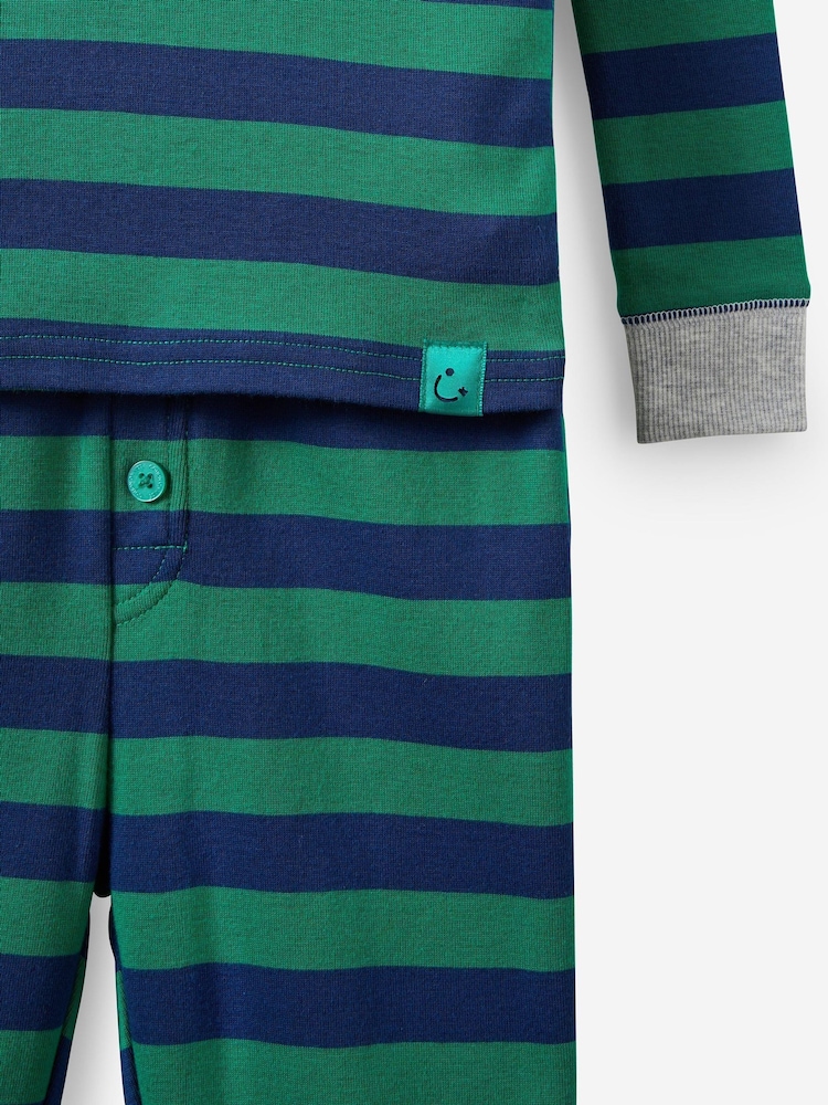 Cotton On Blue Jesse Long Sleeve Pyjamas - Image 3 of 3 Cotton On Blue Jesse Long Sleeve Pyjamas - Image 3 of 3
