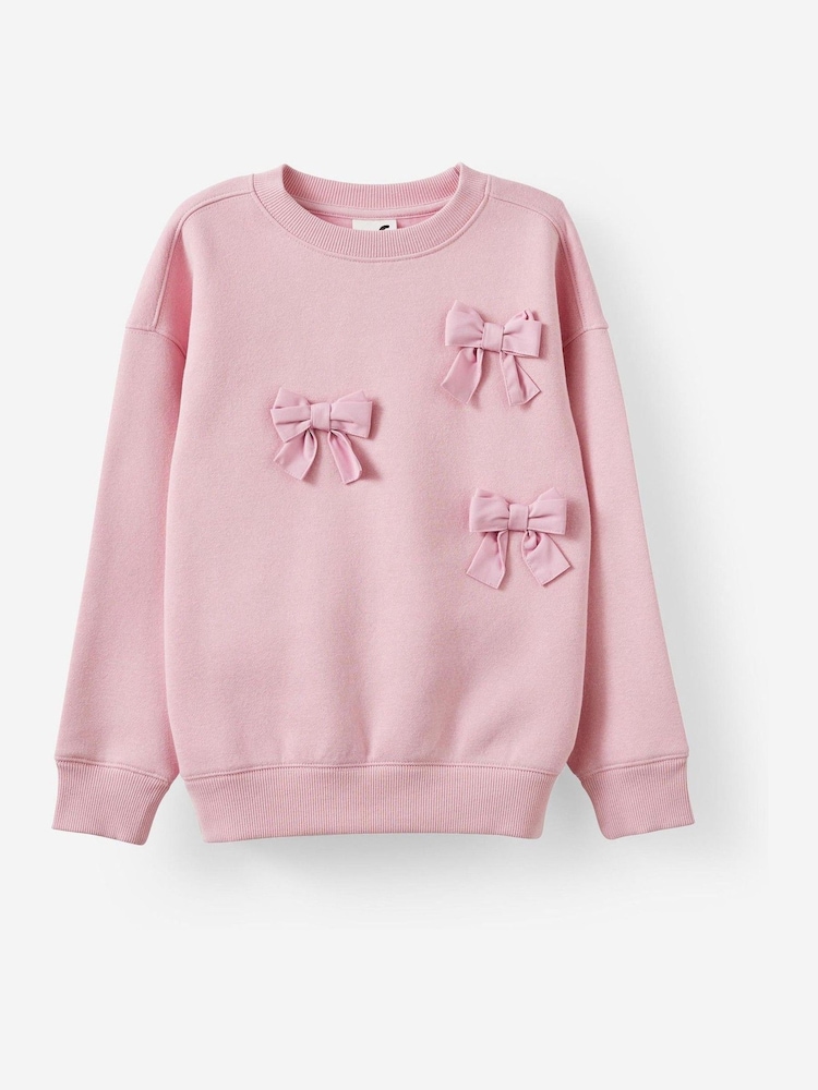 Cotton On Pink Sammy Oversized Crew Top - Image 1 of 3