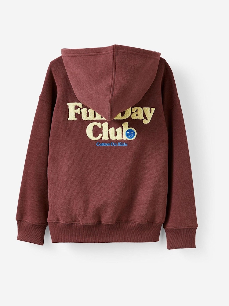 Cotton On Brown Sammy Oversized Hoodie - Image 2 of 5