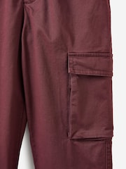 Cotton On Brown Pleat Front Cargo Trousers - Image 3 of 3