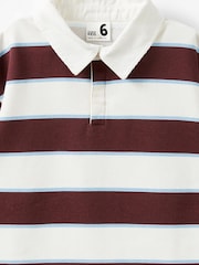 Cotton On Brown Rugby Polo Long Sleeve Top - Image 2 of 2