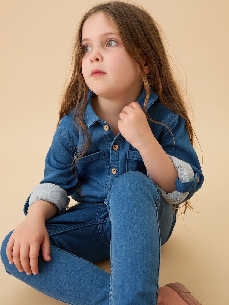 MORI Blue Dark Comfy Denim Jeans - Image 1 of 3 MORI Blue Dark Comfy Denim Jeans - Image 1 of 3