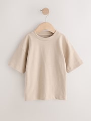 Black/Grey/Stone/Green/White Short Sleeve T-Shirts 5 Pack (3mths-7yrs) - Image 2 of 9