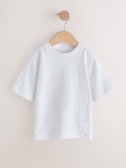 Black/Grey/Stone/Green/White Short Sleeve T-Shirts 5 Pack (3mths-7yrs) - Image 6 of 9