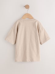 Black/Grey/Stone/Green/White Short Sleeve T-Shirts 5 Pack (3mths-7yrs) - Image 7 of 9