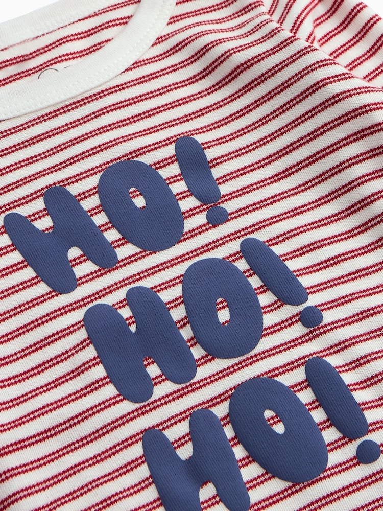 MORI Red/White Striped 2 Piece Pyjamas Set - Image 4 of 4 MORI Red/White Striped 2 Piece Pyjamas Set - Image 4 of 4