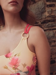 B by Ted Baker One Shoulder Swimsuit with Tummy Control - Image 6 of 6